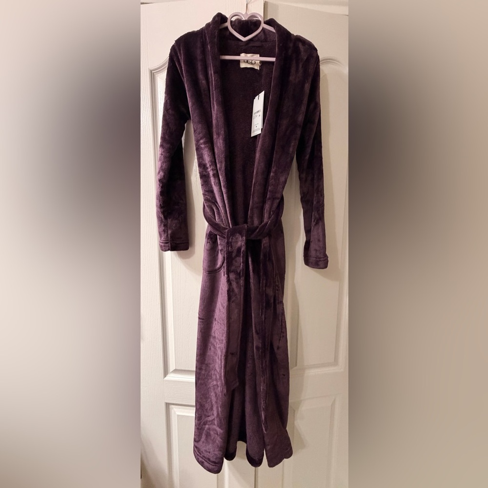 UGG Plush Marlow Robe in Deep Purple